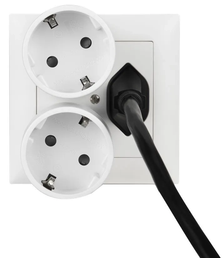 (5er Pack) Reise Adapter NO BLOCK Schuko Adapter Euro Stecker Schweiz 3-polig (10A) (85.7010-5) - Weiss