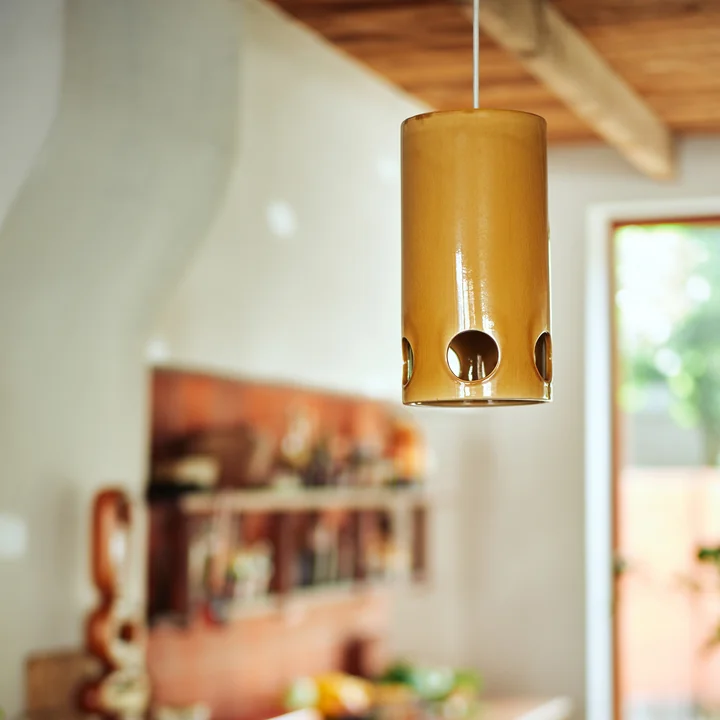 HKliving - Ceramic Pendelleuchte, peach