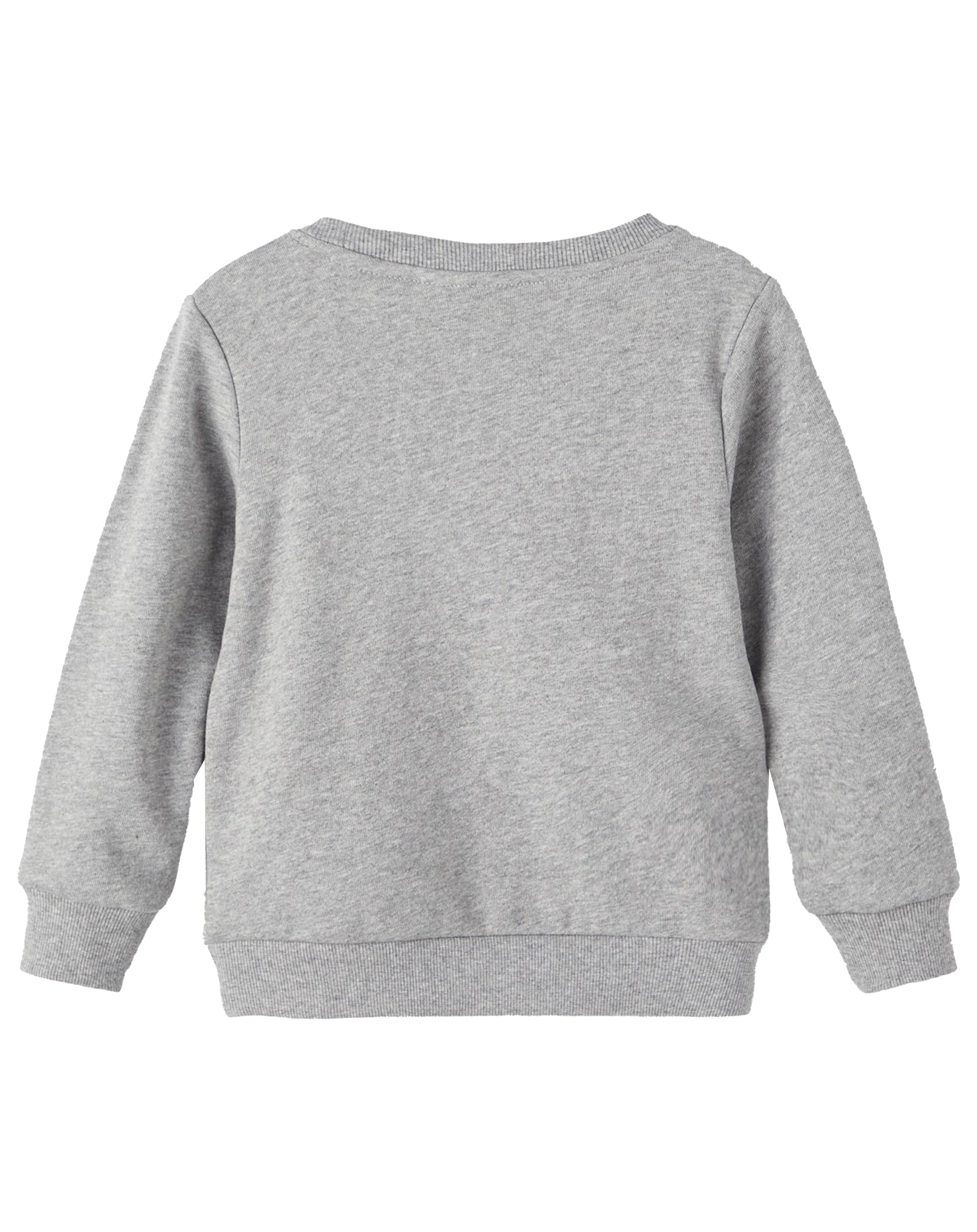 Sweatshirt NMMORM LIGHT in grey melange