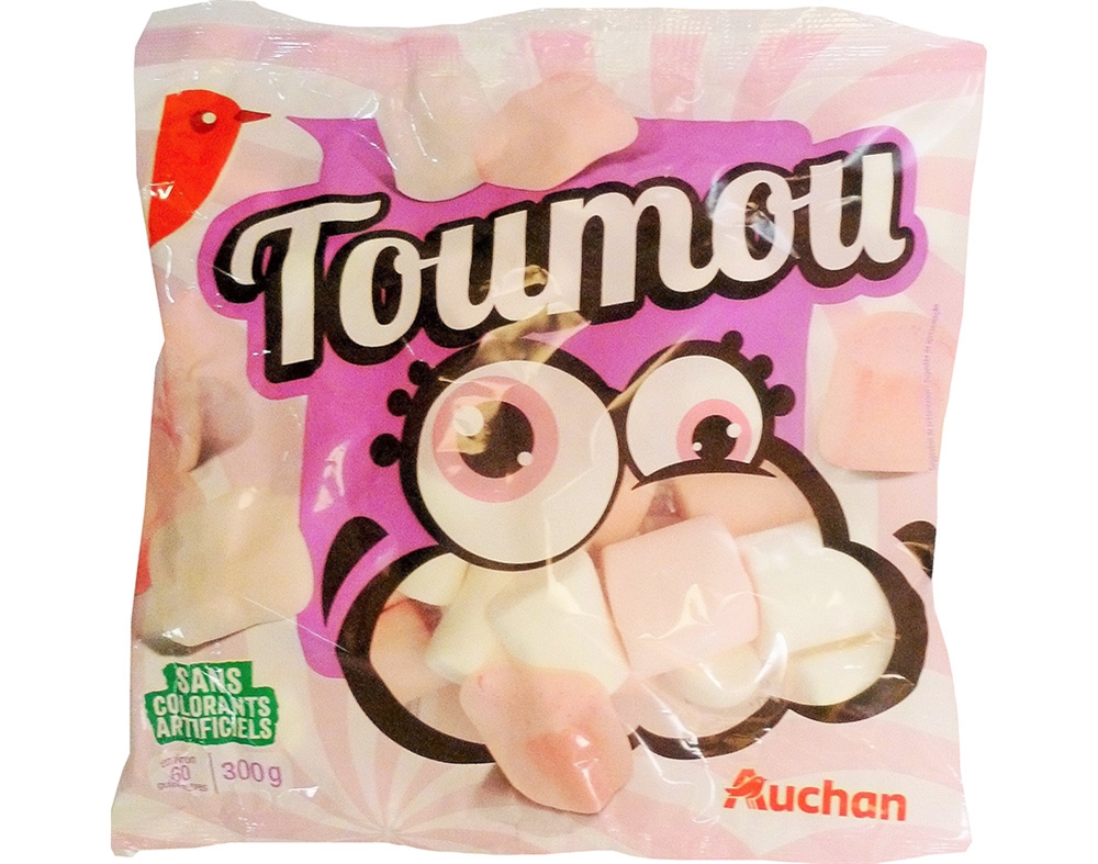 GOMAS AUCHAN TOUMOU MARSHMALLOWS 300G
