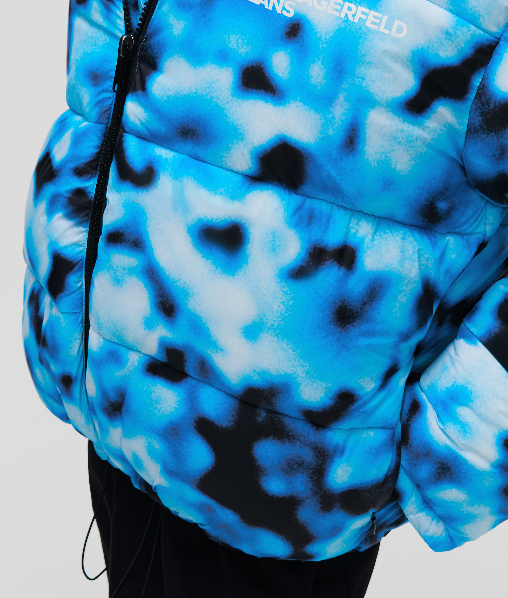 VESTE MATELASSÉE À IMPRIMÉ FLOUTÉ KLJ