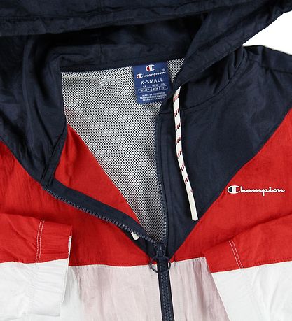 Champion Fashion Kapuzenjacke - Navy/Weiß/Rot