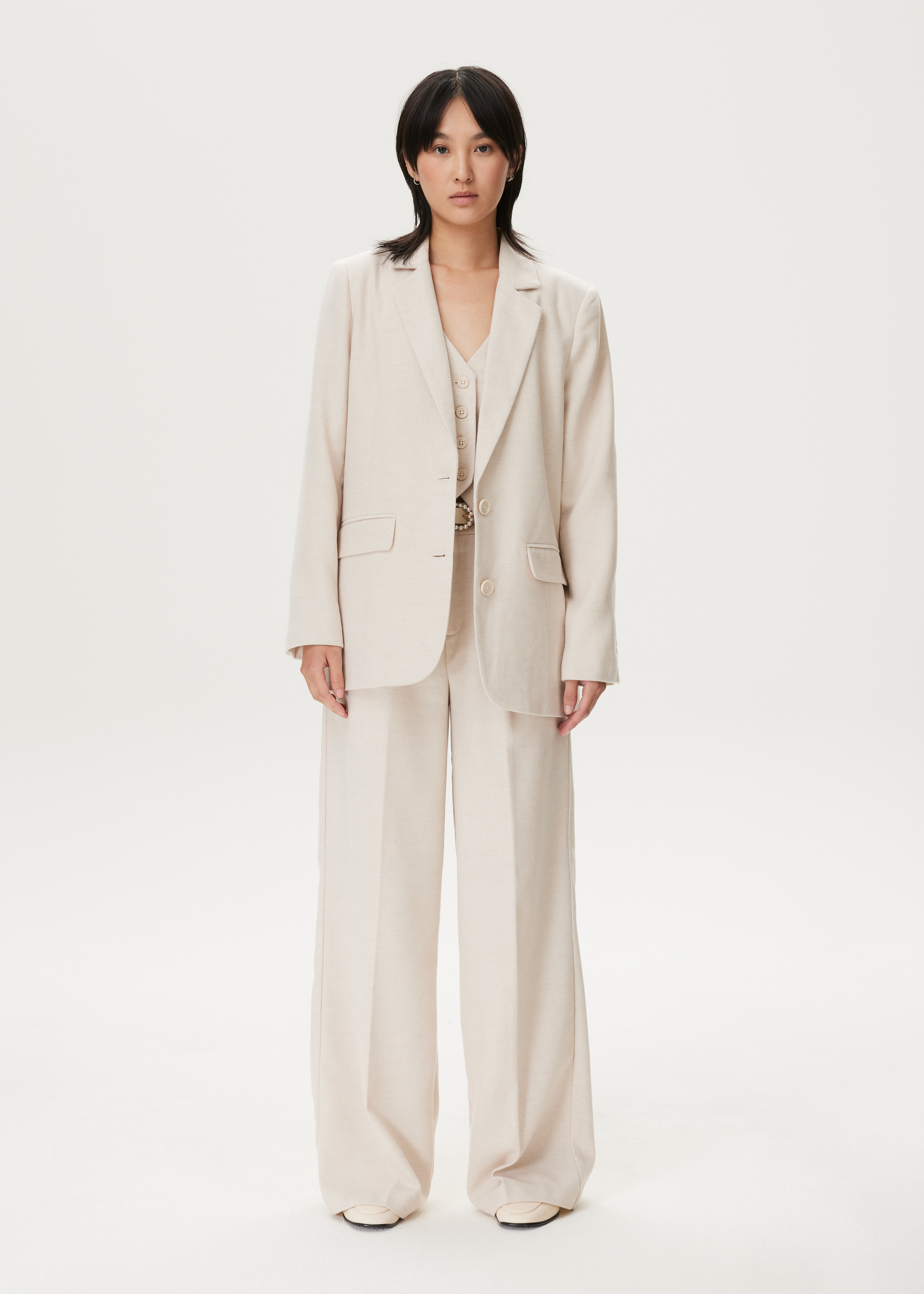 Blazer van wollenmix