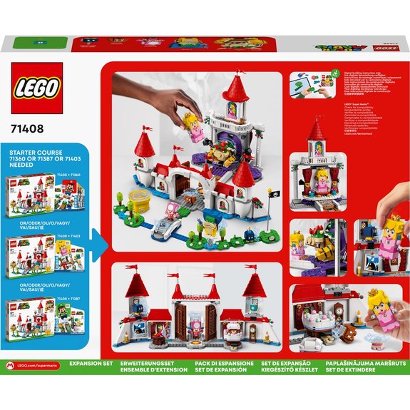Ensemble d’extension Le château de Peach Lego Super Mario 71408