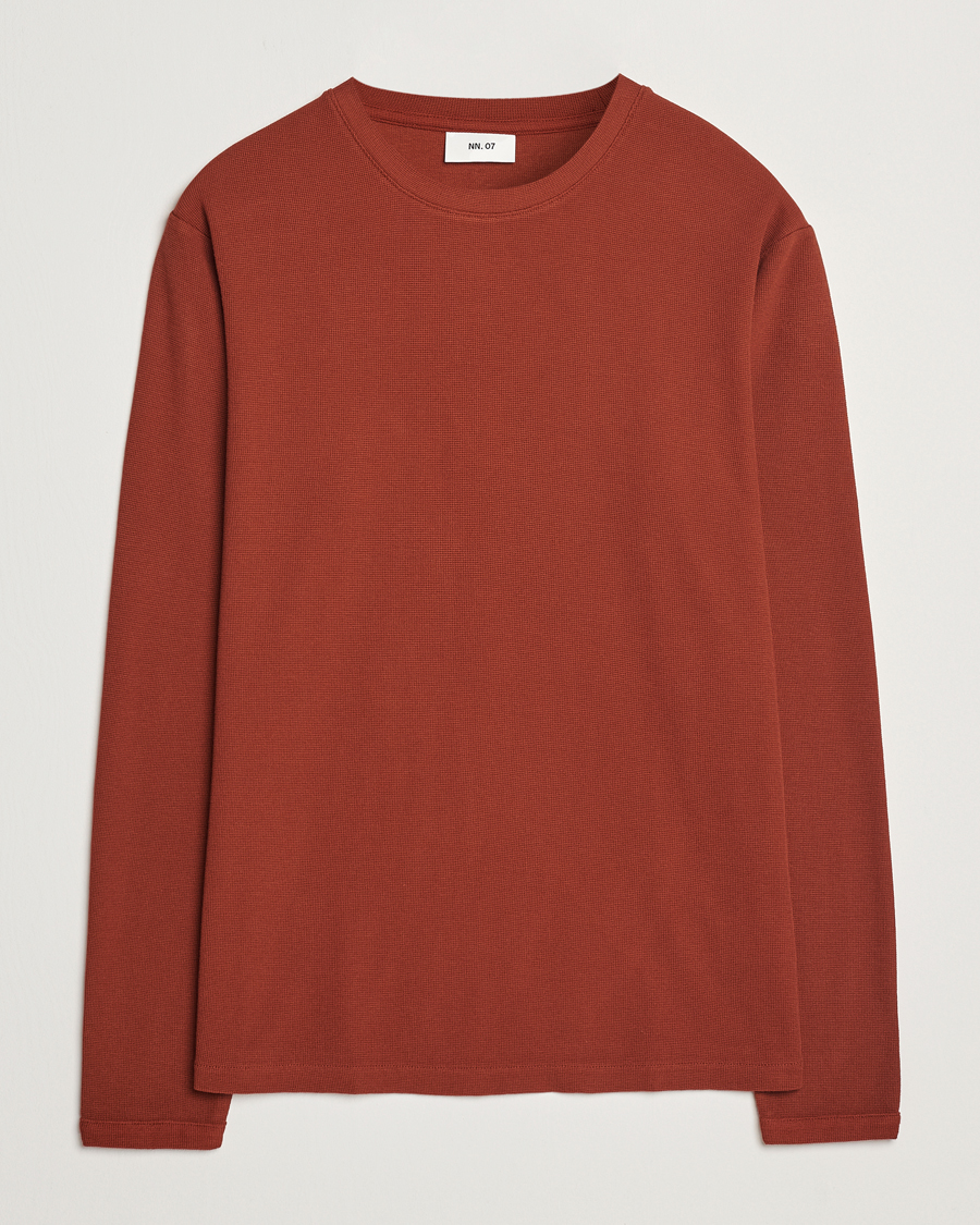 NN07 Clive Knitted Sweater Rust Red
