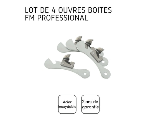FMPROFESSIONAL - Set ustensiles de cuisine Lot de 4 ouvre-boites fm professional ref.21403