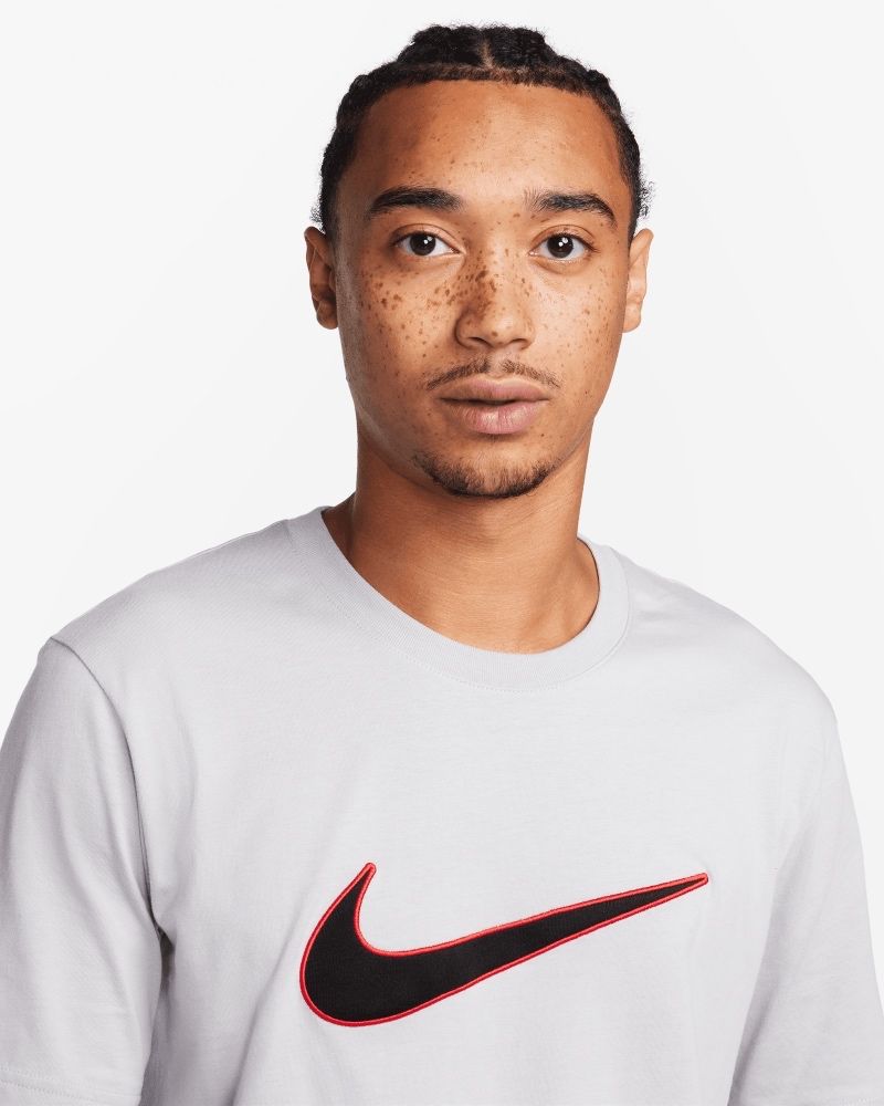T-shirt Nike Sportswear Gris & Noir pour homme