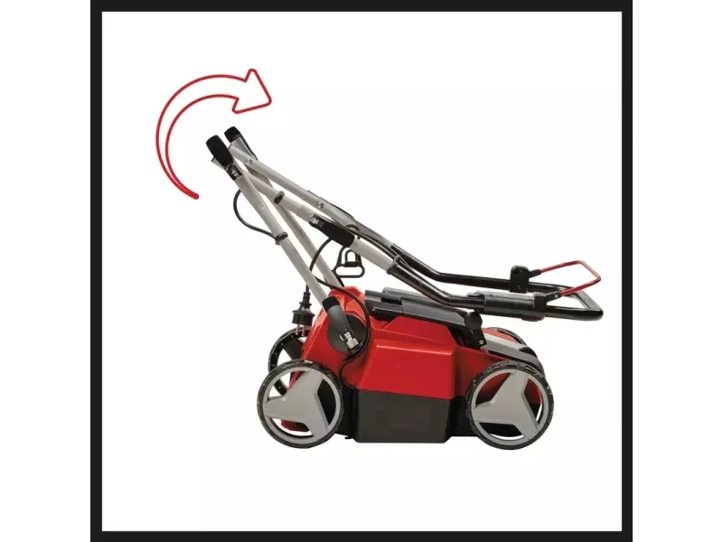 Einhell GE-SA 1435/1, Skubbe plæneklipper, 35 cm, Roterende knive, 28 L, 4 hjul, Plast