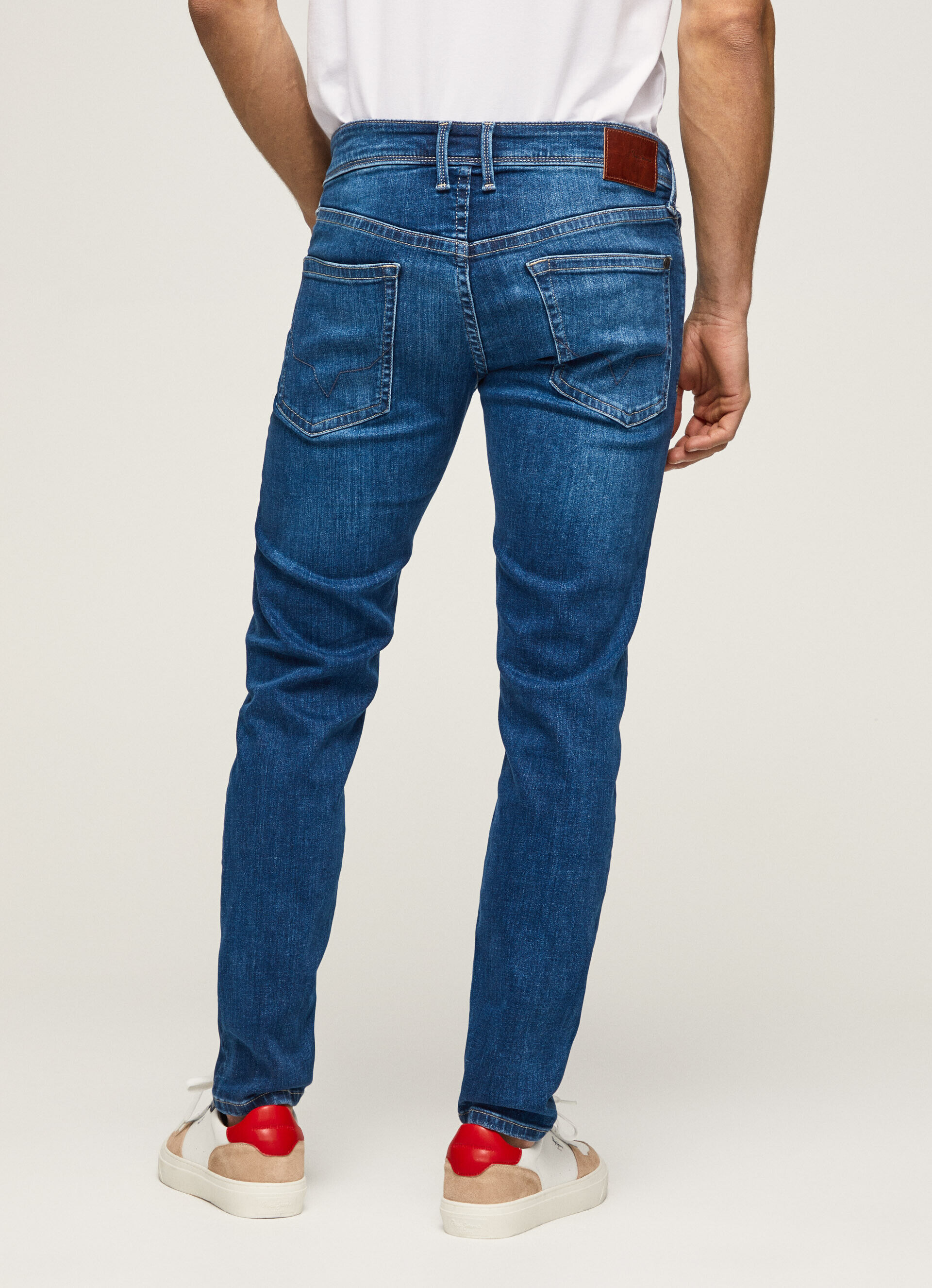 Calça jeans Hatch Fit Slim com cintura baixa - jeans