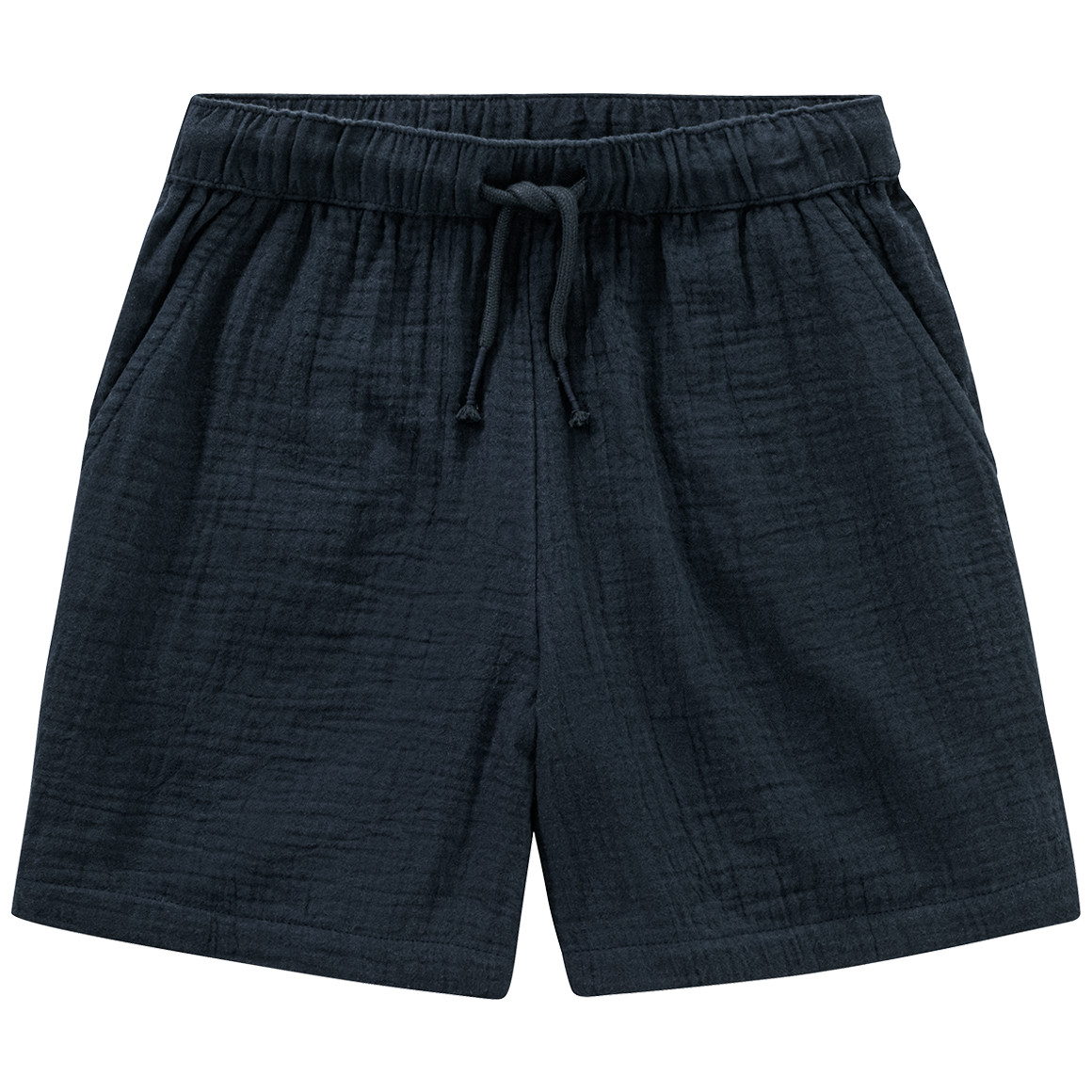 Jonas Nielsen Jungen Musselin-Shorts mit Tunnelzug dunkelblau