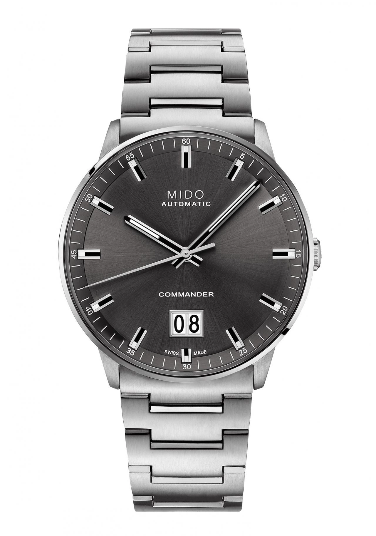 Mido Commander II Big Date Herrenuhr Anthrazit