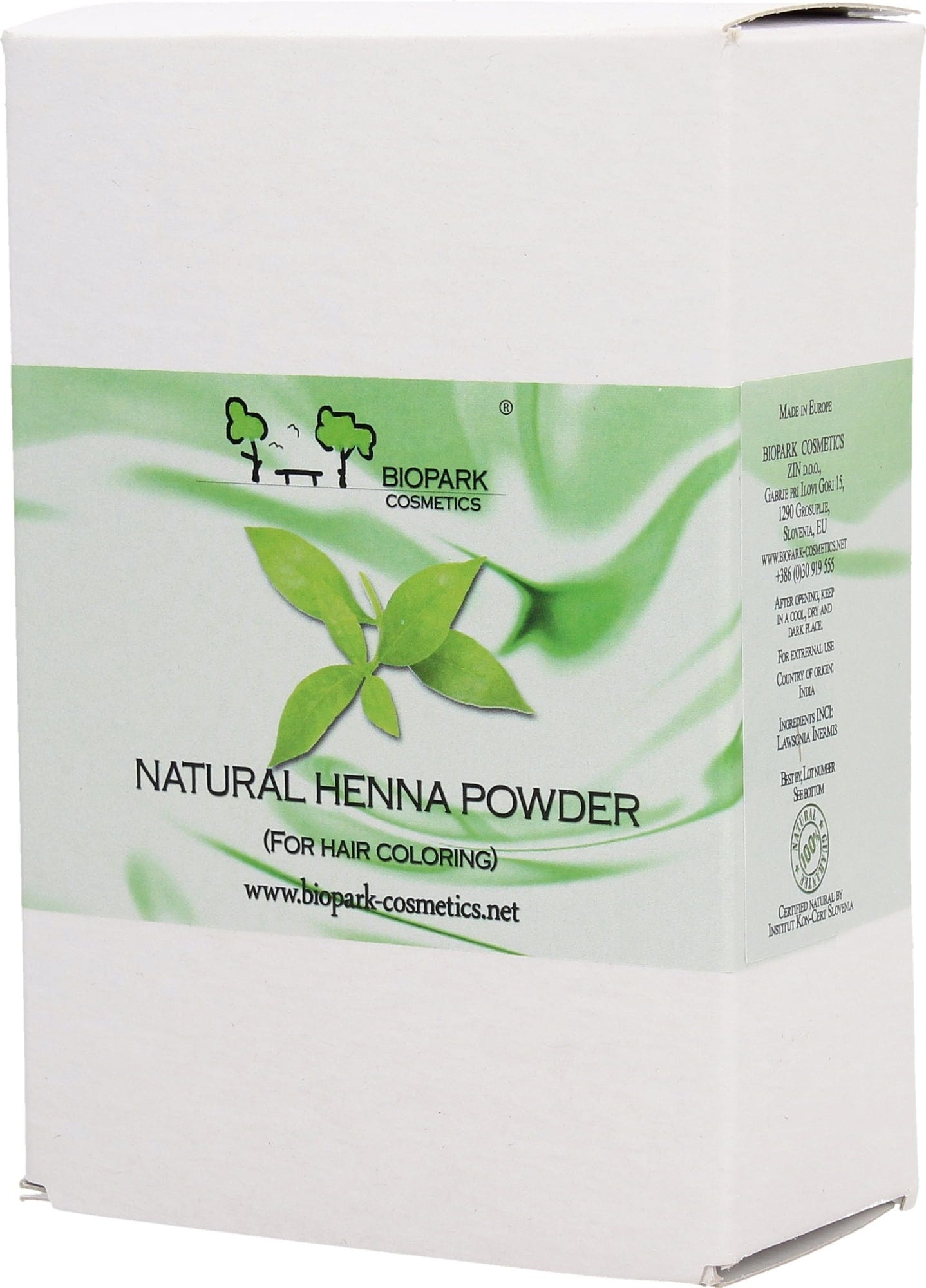 Biopark Cosmetics  Natural Red Henna, 100 g