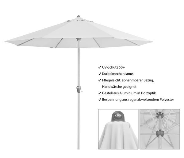 Doppler Sonnenschirm Aluwood Ultra, rund, ca.