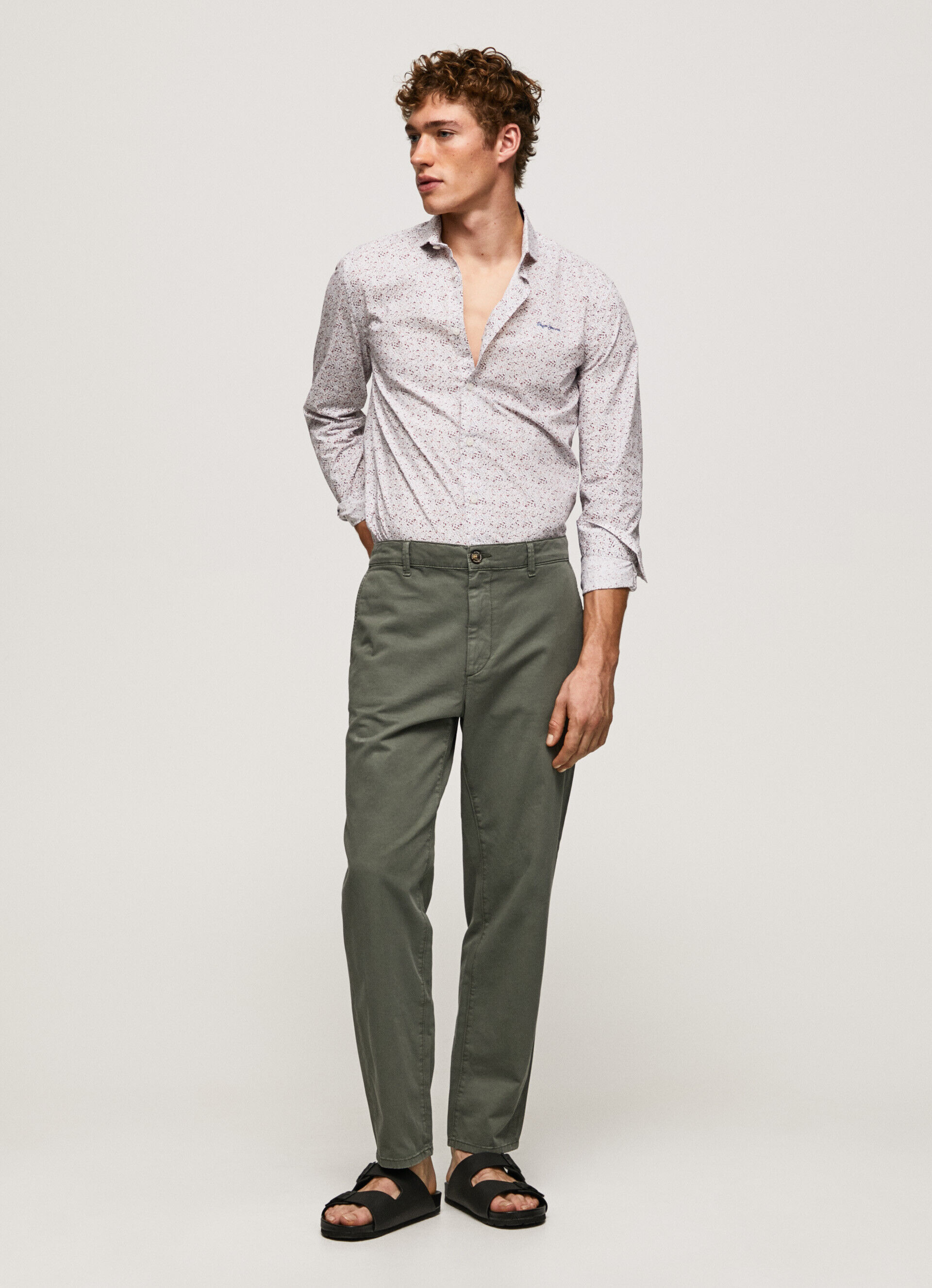 Camisa Lenora Fit Slim Popeline - branca