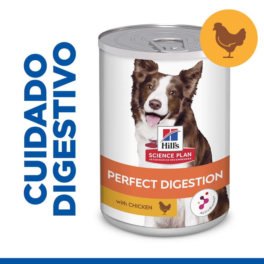 Hill's Science Plan Perfect Digestion Frango em lata para cães adultos