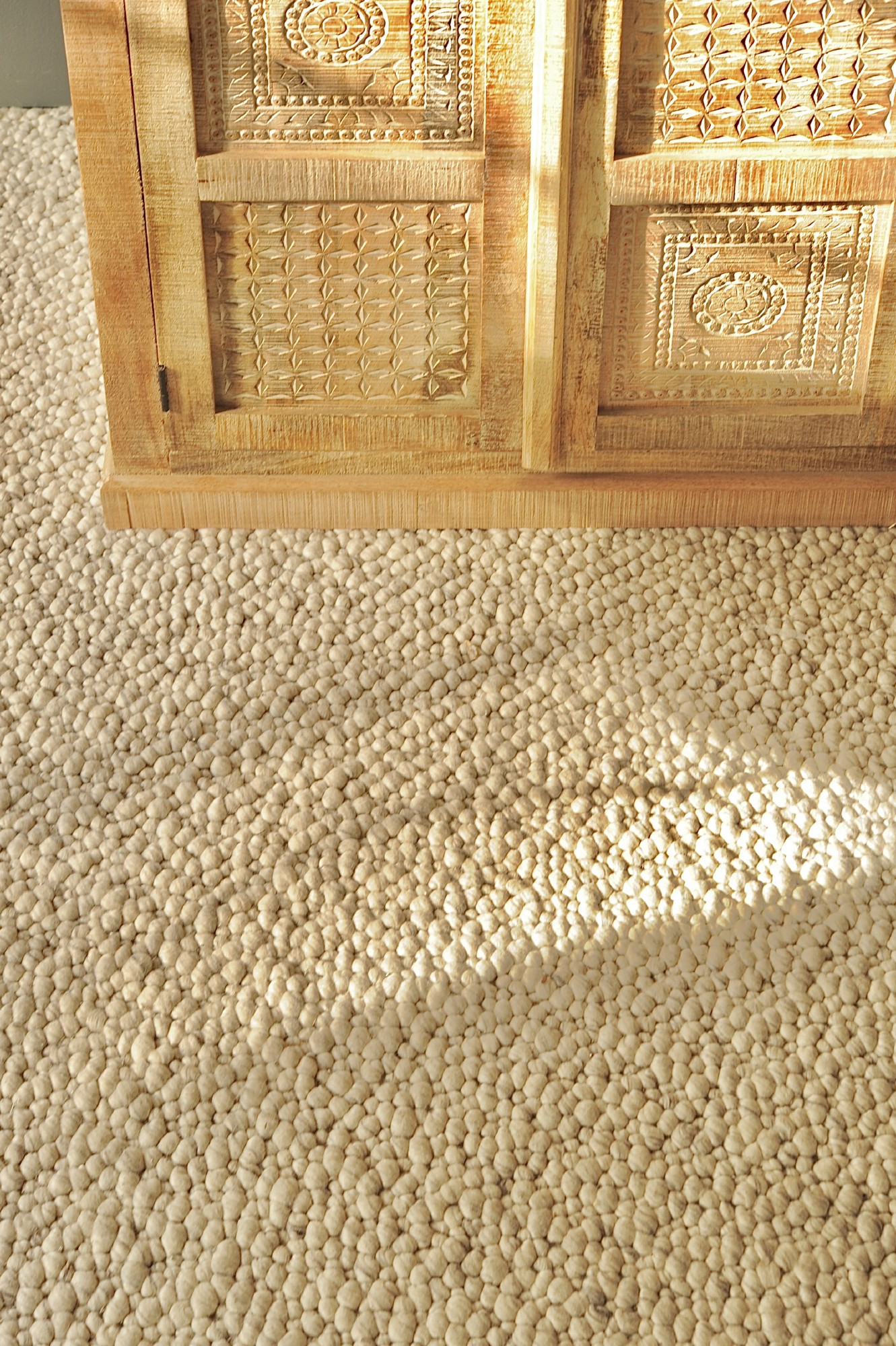 Teppich 'Safa', beige, T 200 cm, B 140 cm von fischer's lagerhaus