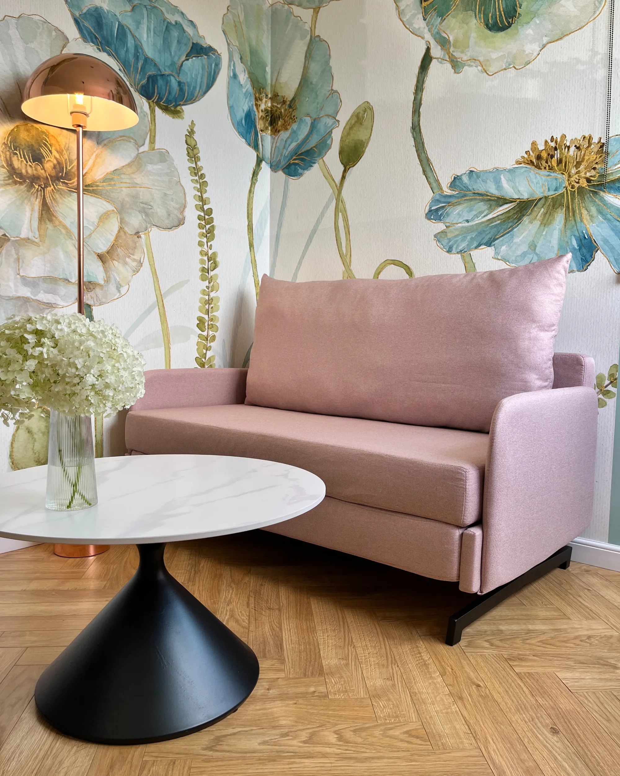 Salontafel HAIWEE Keramiek Zwart/wit