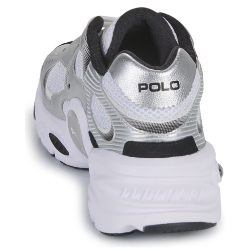 Polo Ralph Lauren - MODERN TRAINER Blanco / Plateado / Negro