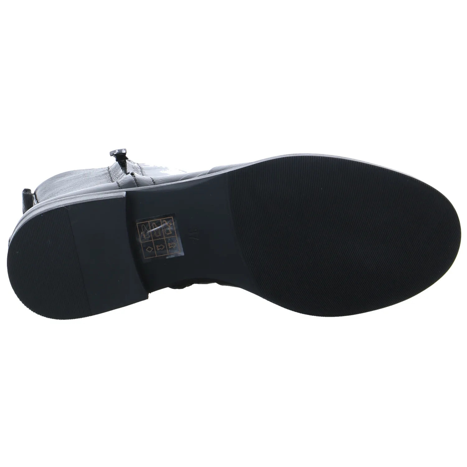EVERYBODY Boot Schwarz Leder