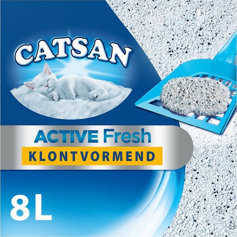 Catsan - Active Fresh - Kattenbakvulling - Wit - 10L