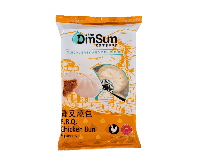 The Dim Sum Company Bevroren BBQ Kip Broodjes MSG-vrij 6st 300g