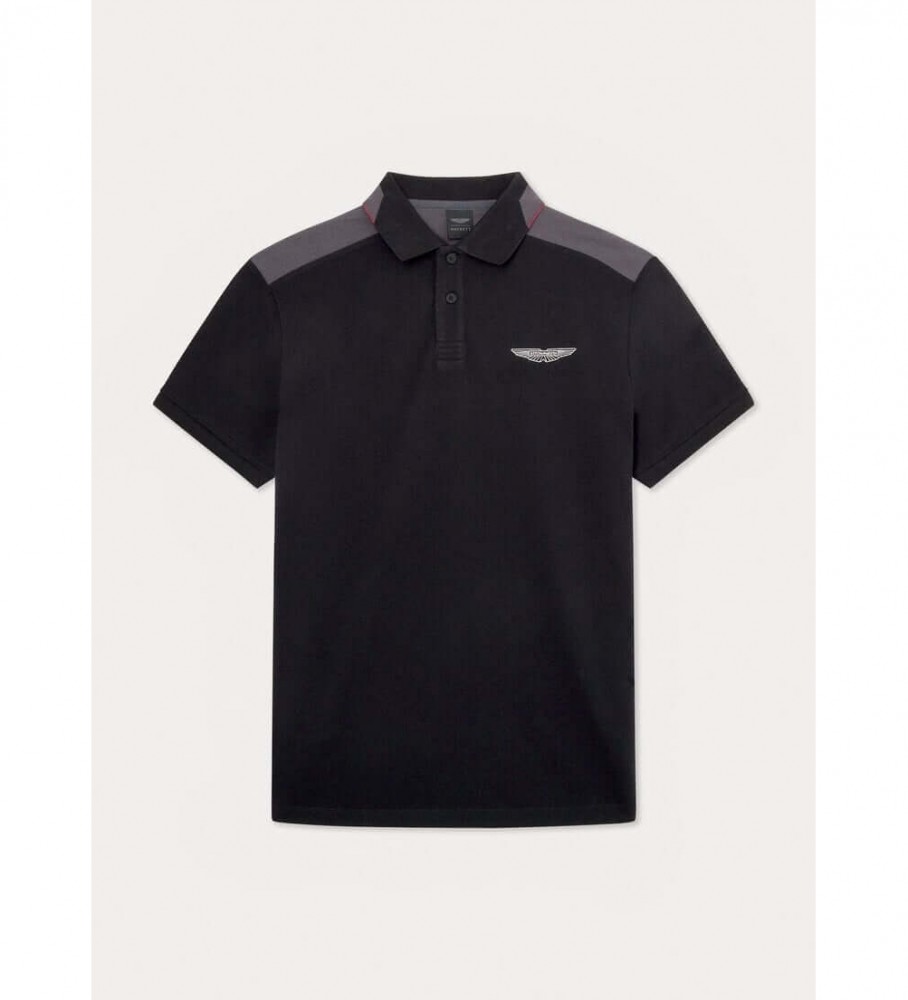 Polo Hackett Color Block preta