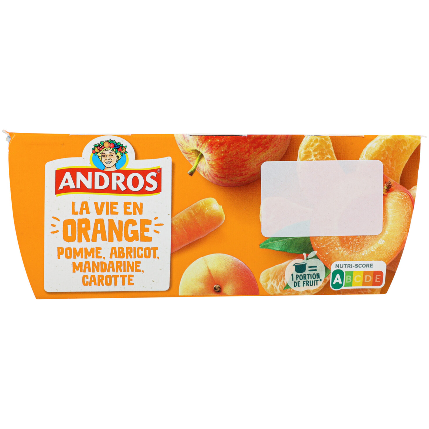 Andros La vie en couleur Orange 4x100g