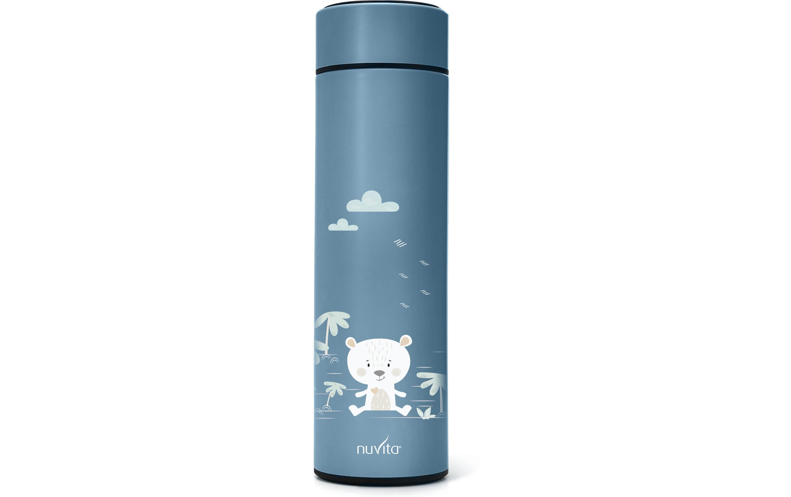 Thermobehälter Blau 500 mlThermosflasche mit Temperaturanzeige