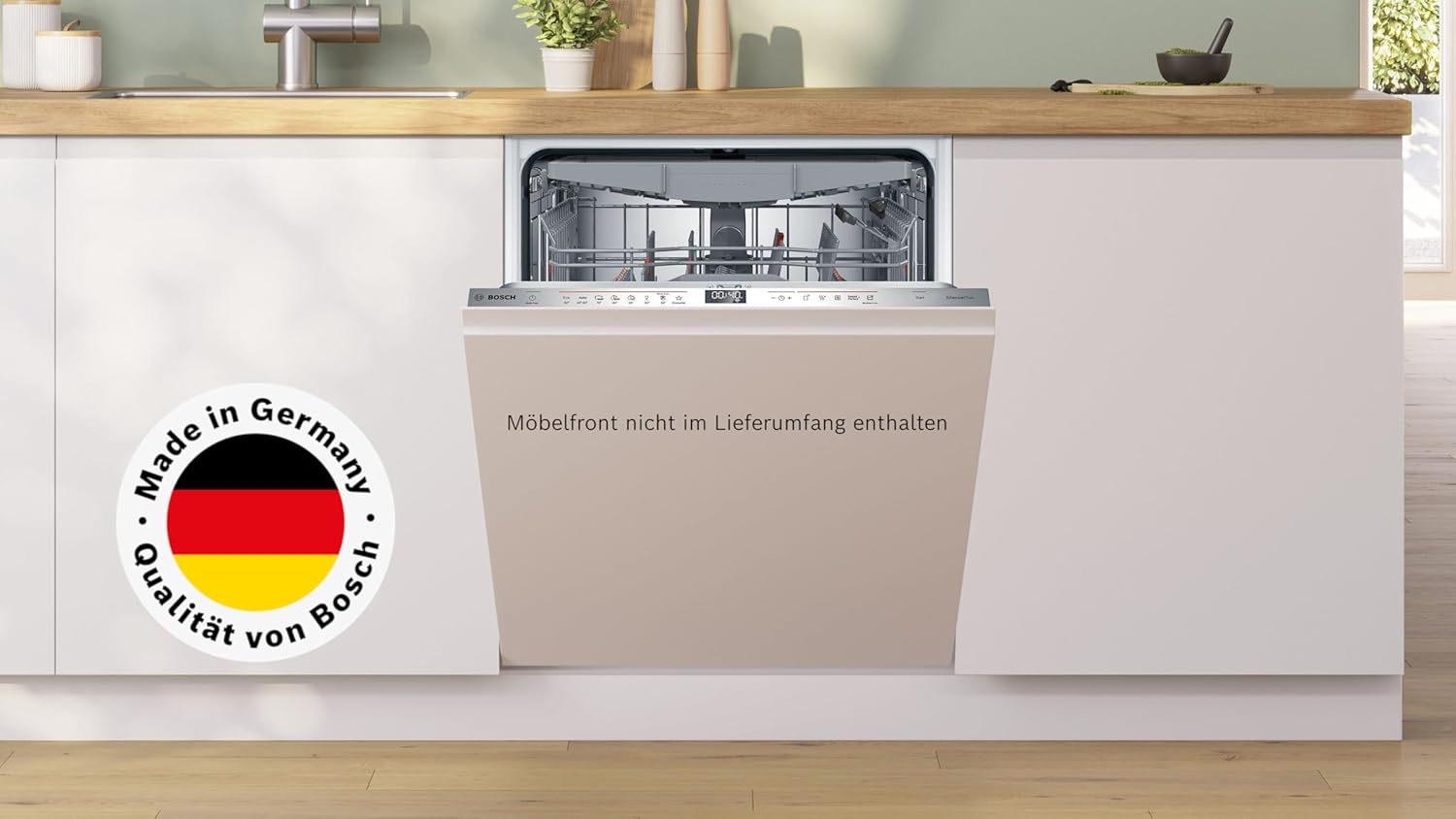 Bosch SMD6ECX12E, Serie 6, Smarter Geschirrspüler Vollintegriert 60 cm, Besteckschublade, Spülmaschine Made in Germany, besonders Leise, Extra Trocknung, starke Reinigung, Rackmatic, Programmassistent