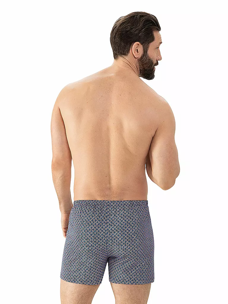MEY Boxershorts splash blue blau