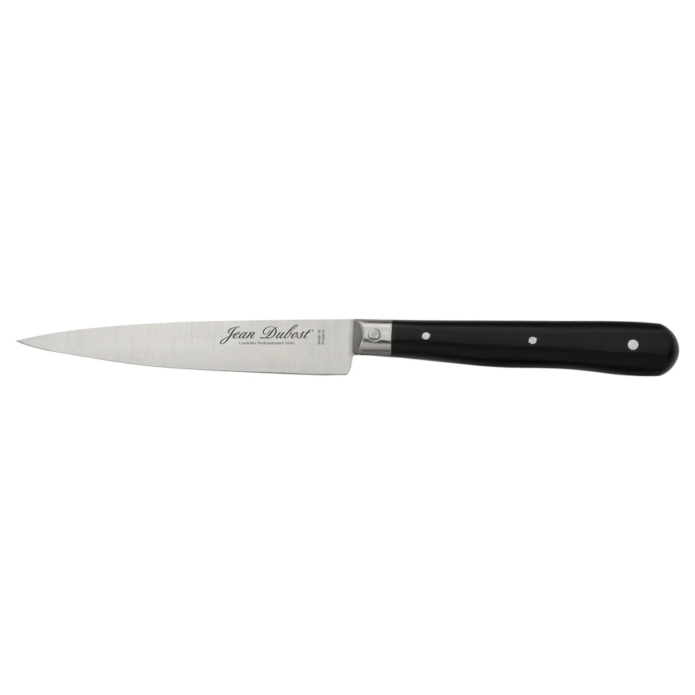 Couteau office POM noir 9 cm Jean Dubost
