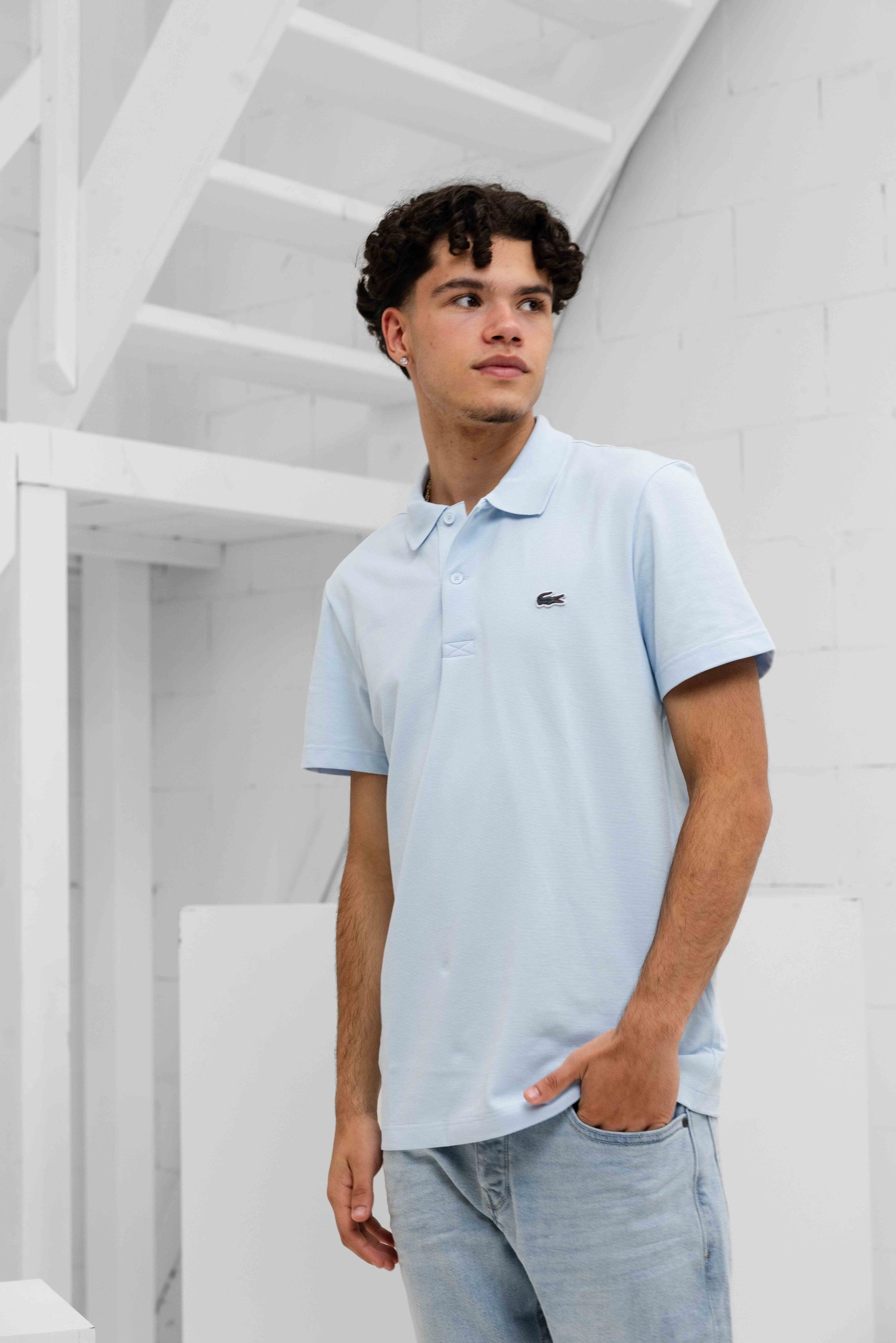 Lacoste Polo Heren Lichtblauw