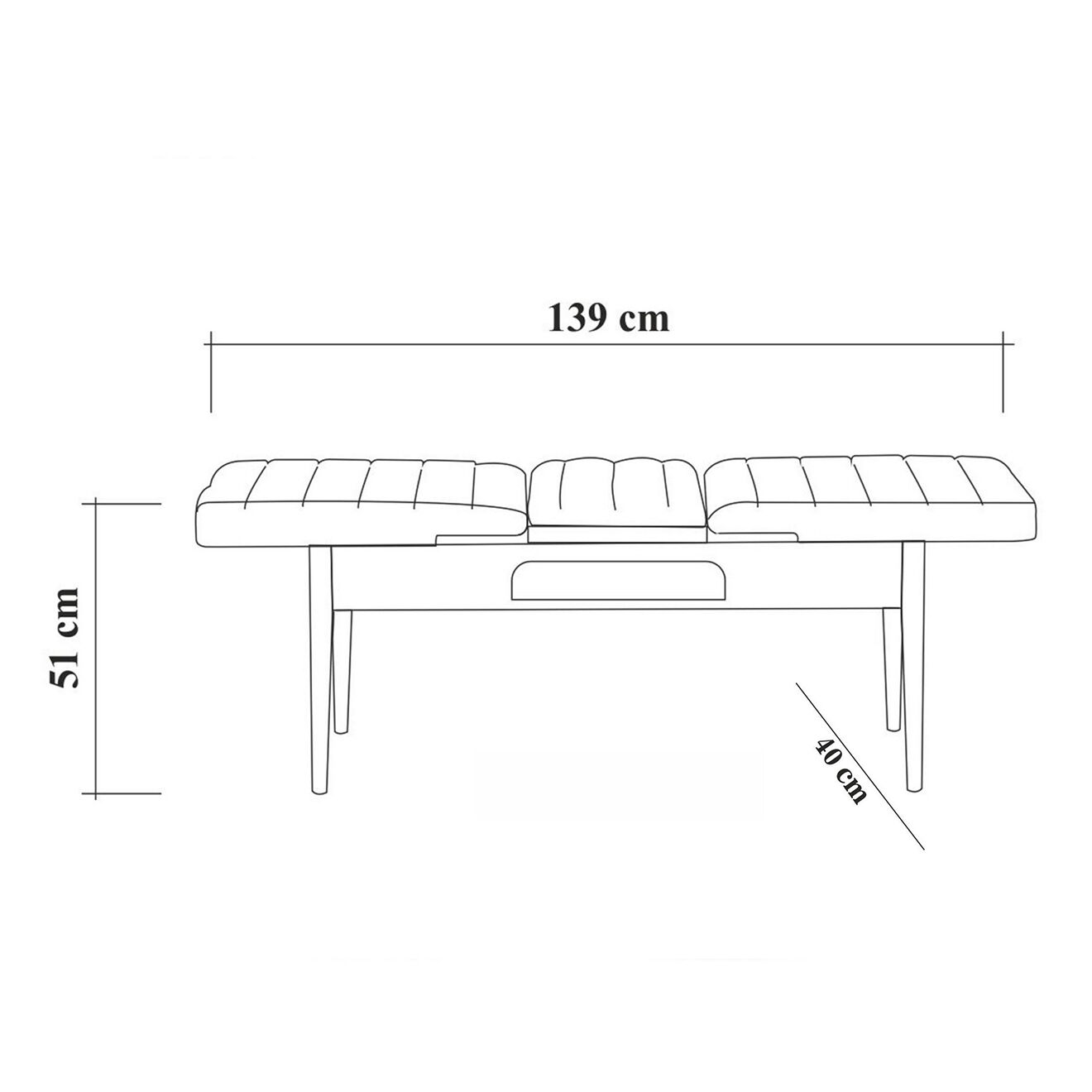 Wooden Art Ensemble à Diner Vina 1053 pin anthracite - 6 pièces