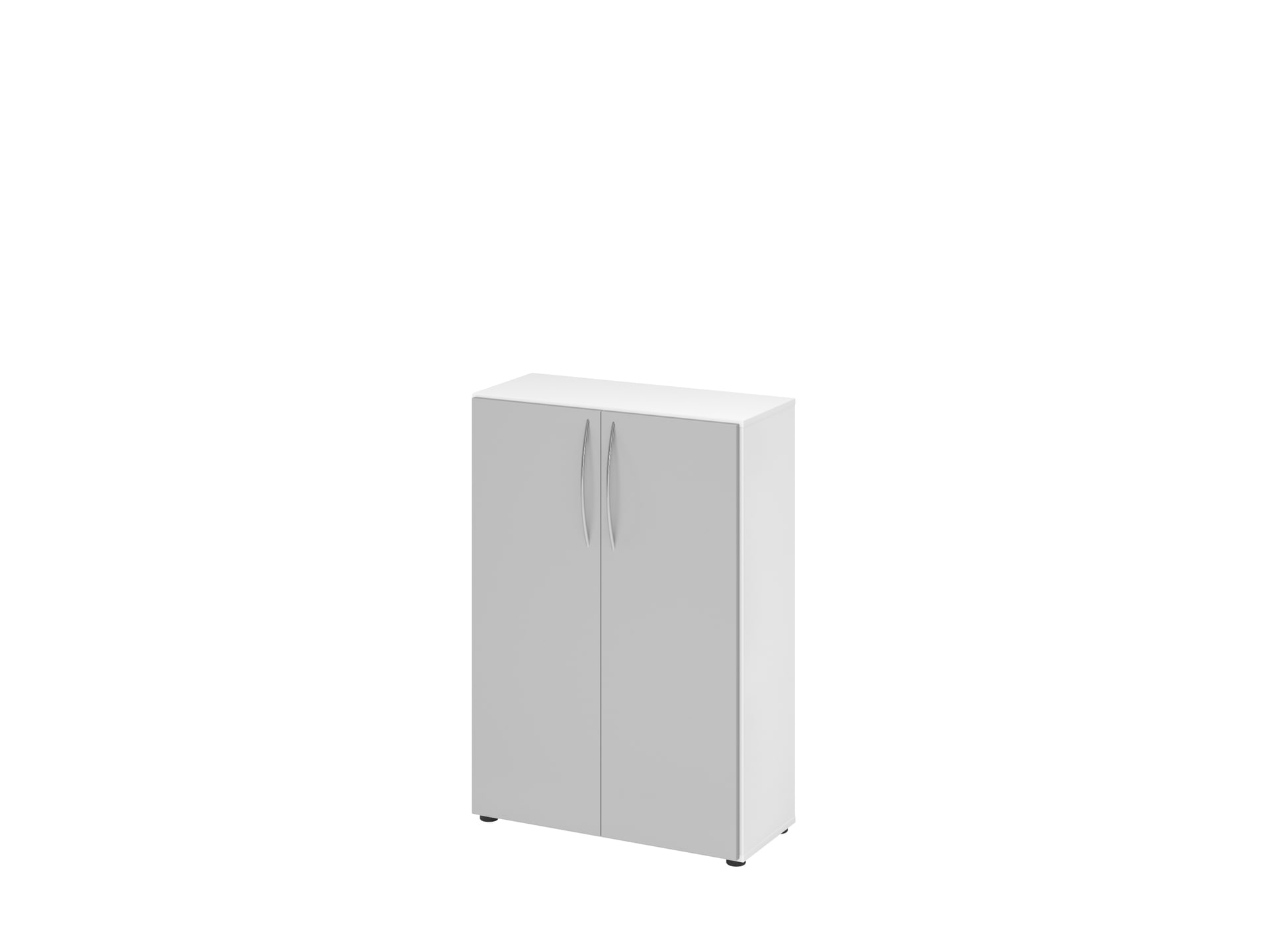 Aktenschrank 80 x 114,4 cm Weiß/ Grau
