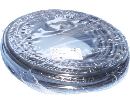 Ondergrondse kabel NYY-J 5x1,5 mm² 25 m zwart