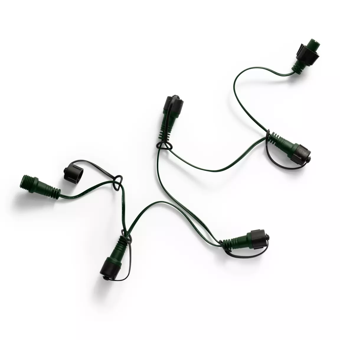 Connecteur câble vert 6 guirlandes système LED Raccordable