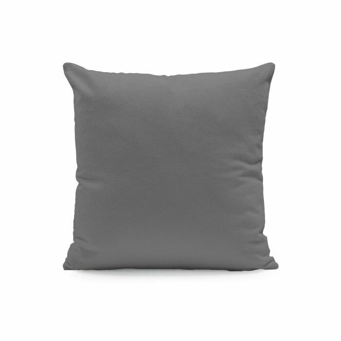 TAIE OREILLER 63X63CM MICROFIBRE GRIS