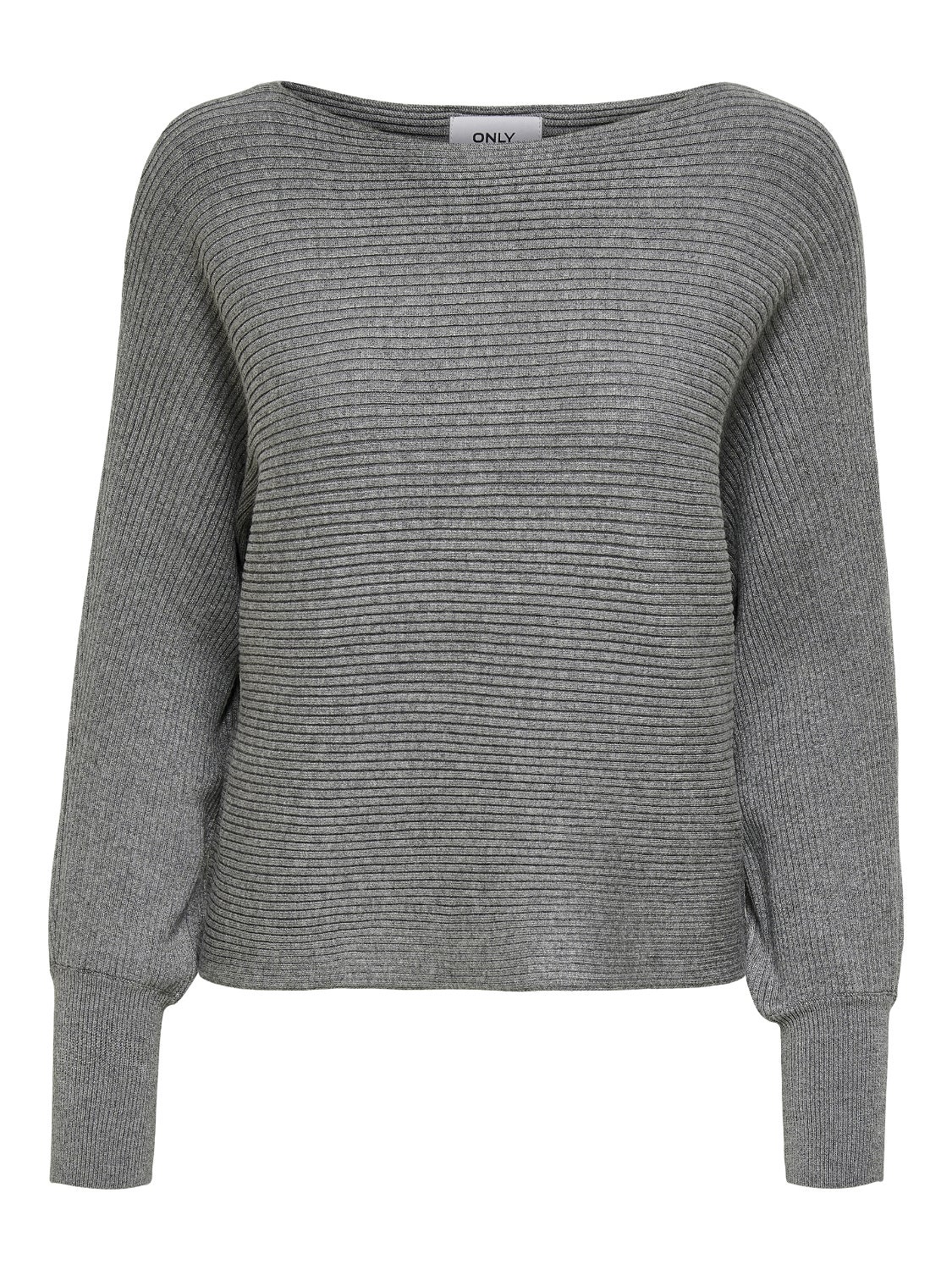 ONLADALINE Strickpullover Medium Grey Melange