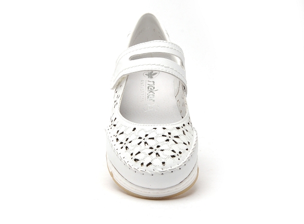 Rieker ballerines femme 49977 blanc