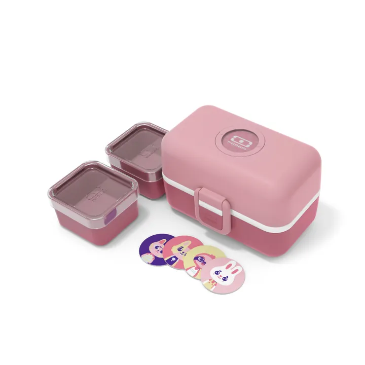 Monbento Bento enfant modulable 3 compartiments MB Tresor | Vieux Rose