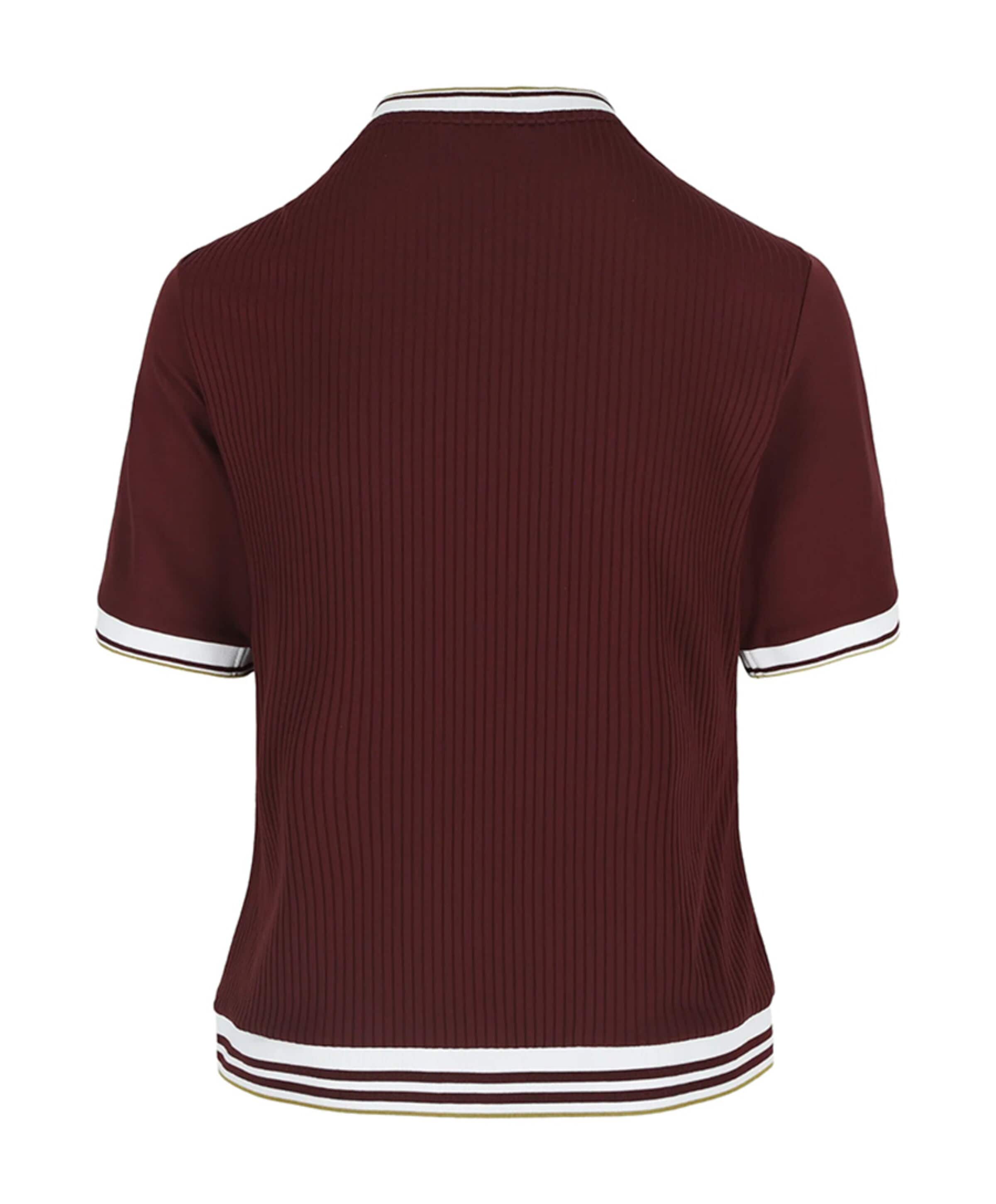 vieux jeu Dames T-shirt bordeaux