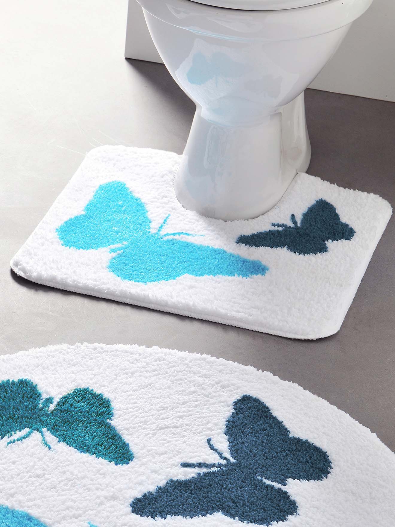Tapis de bain Papillons