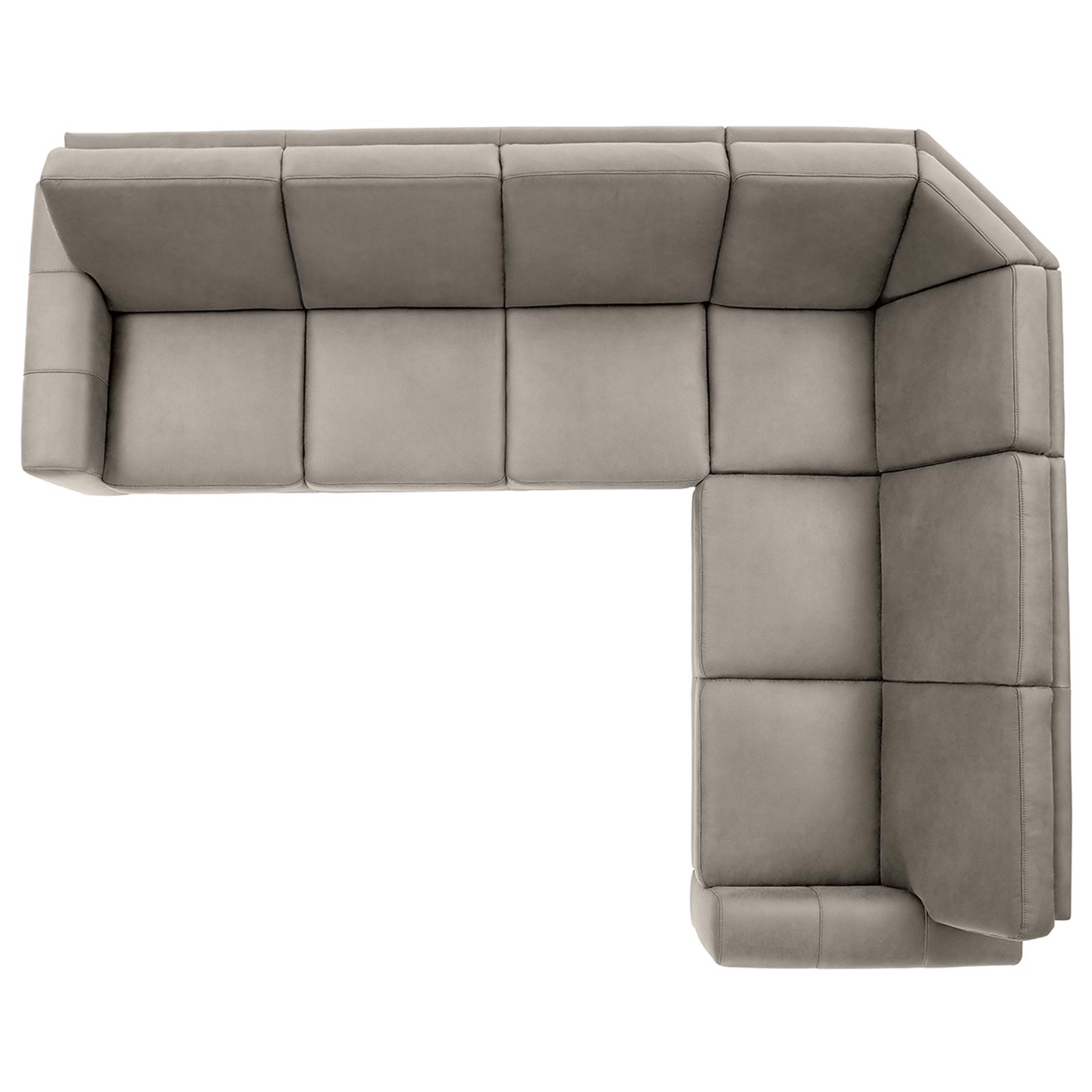 polsterpower Ecksofa - Holiday alu - Basismodell - rechts
