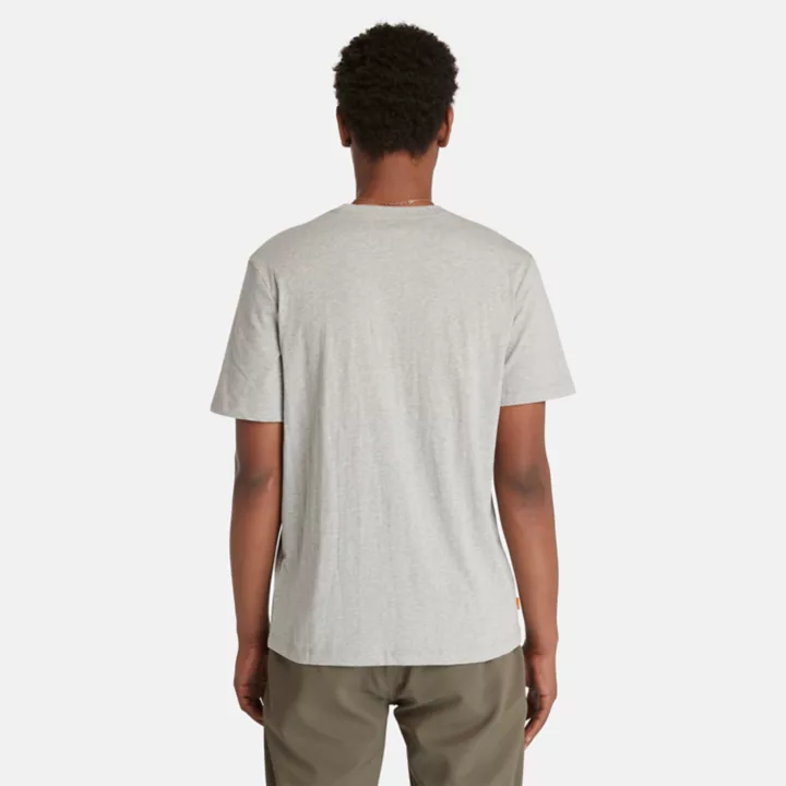 T-shirt Kennebec River Tree à logo pour homme en gris