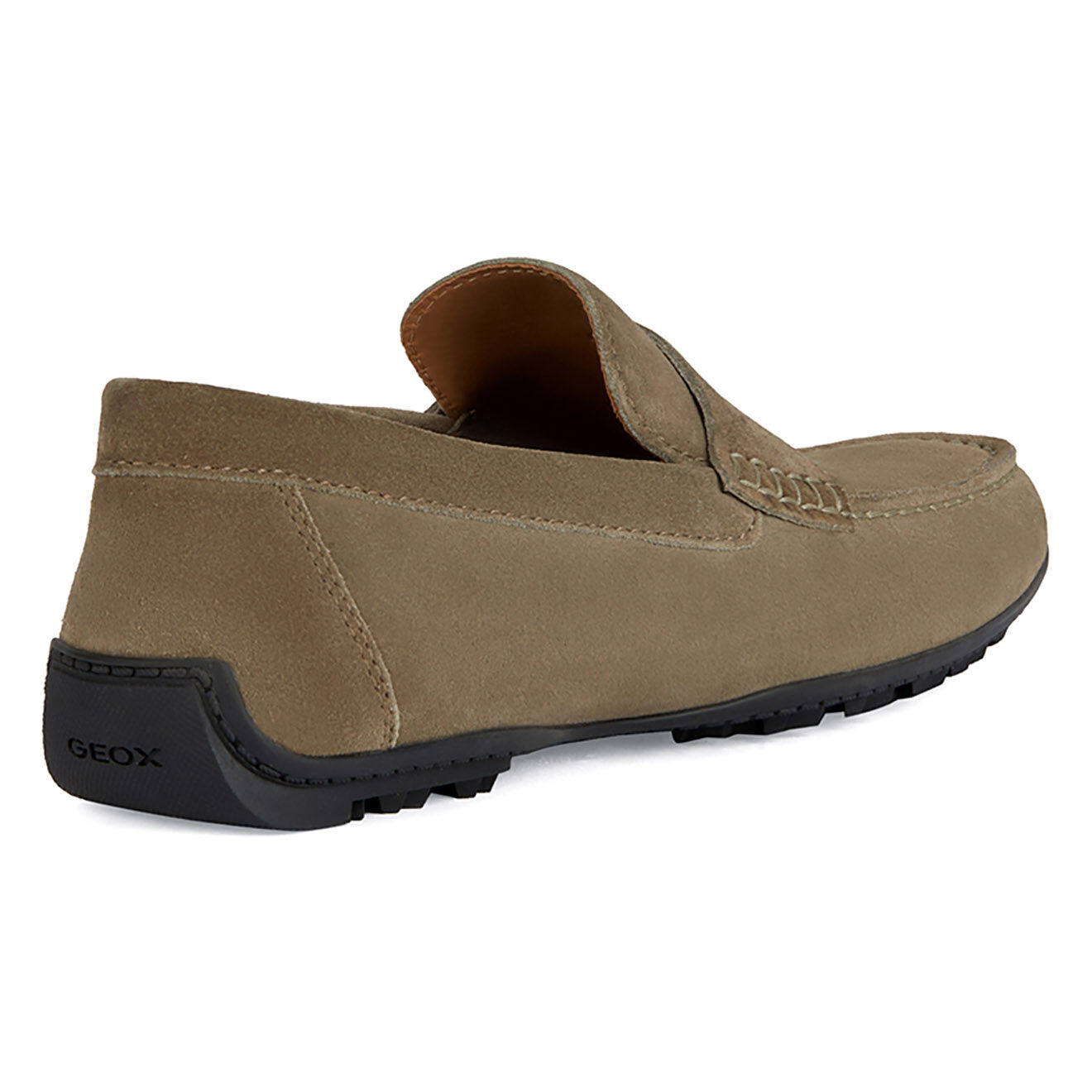 Geox Mocassins en Velours de Cuir Kosmopolis marron
