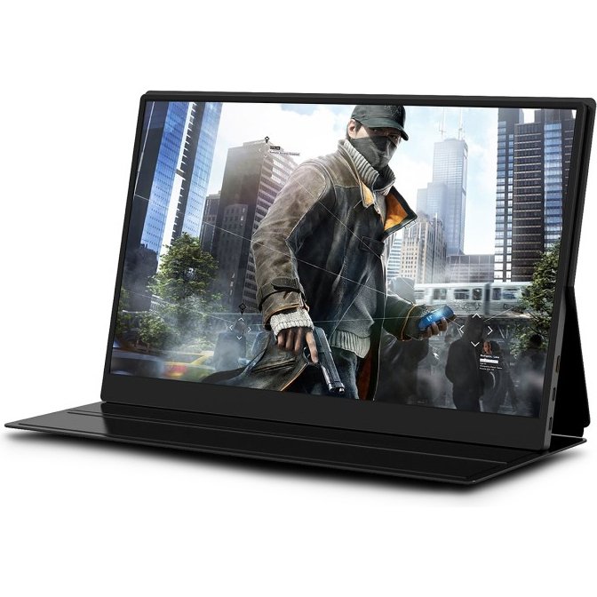 Urban Factory PUM15UF téléviseur et moniteur portables Moniteur portable Noir 39,6 cm (15.6