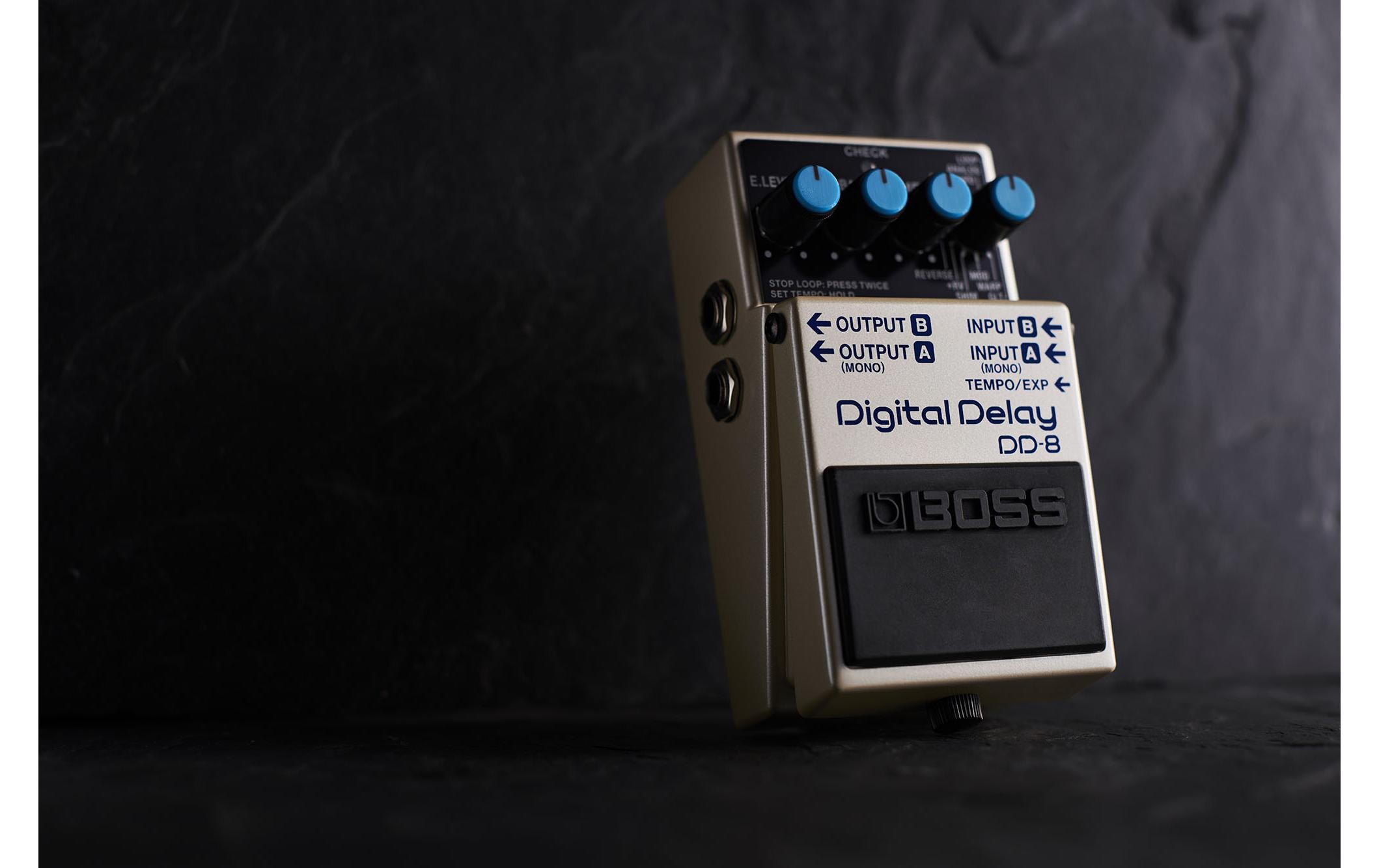 Pedal DD-8<br>Soundvielfalt und maximale Delay-Power