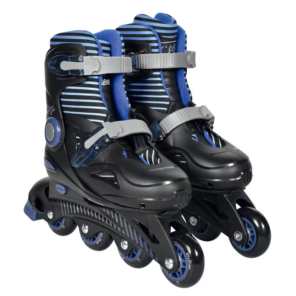 ROLLERS EN LIGNE AJUSTABLES TAILLE 36-39 BLEU