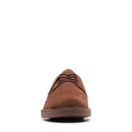 Clarks Desert Lon Evo Sko, Brown Suede, 42