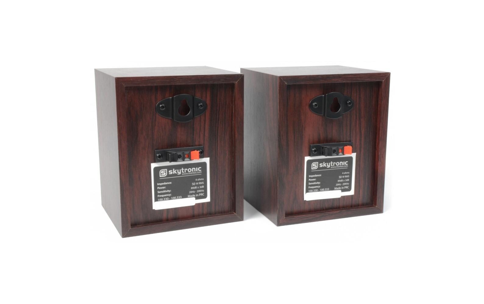 Standlautsprecher HF5W Braun<br>3-Wege-Frontlautsprecher bieten ein grossartiges Heimkinoerlebnis